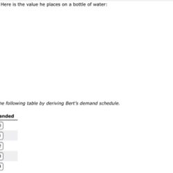 Bert bottle thirsty hot value water solved places does second first consumer graph answer problem been has surplus demand change