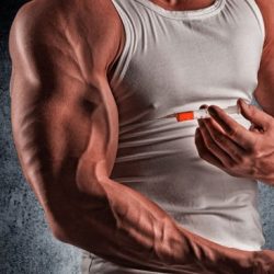 Steroids using muscle