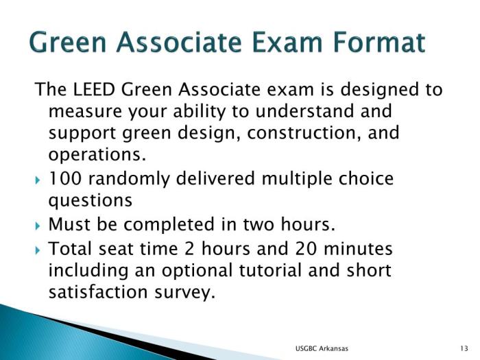 Leed green associate sample exam