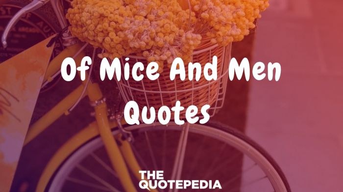 Of mice and men friendship quotes