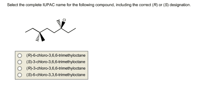 Select the correct iupac name for the following compound