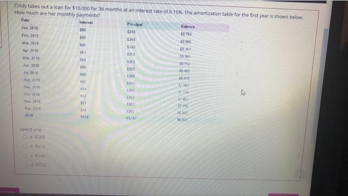 Cindy buys a 10-year certain annuity with an installment refund