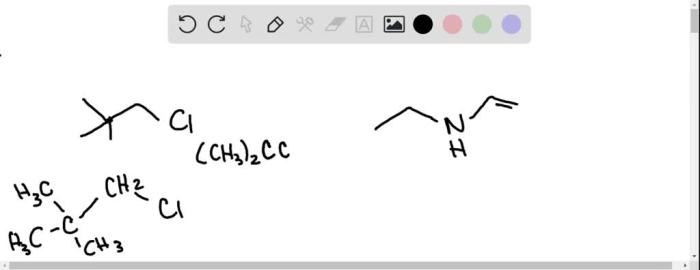 Write the condensed structure for each of these skeletal structures