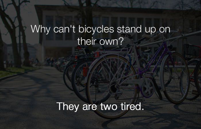 Why can't bicycles stand up by themselves worksheet answers