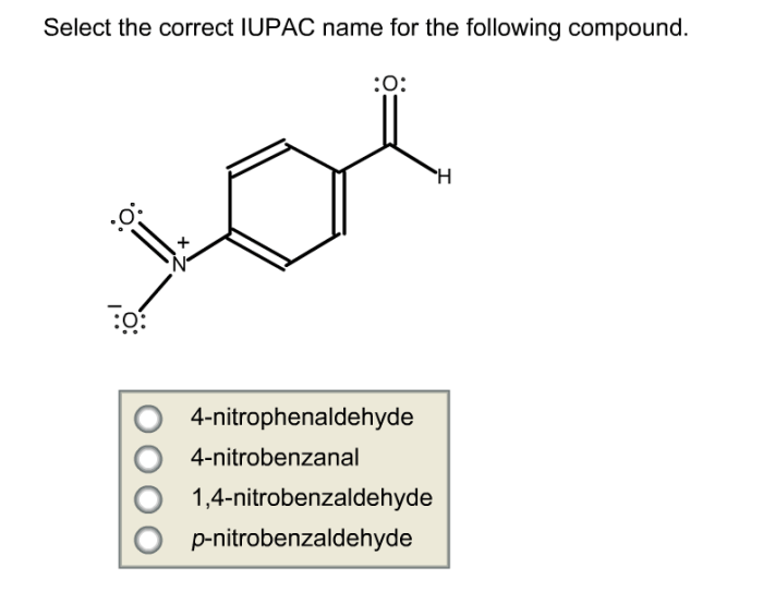 Select the correct iupac name for the following compound